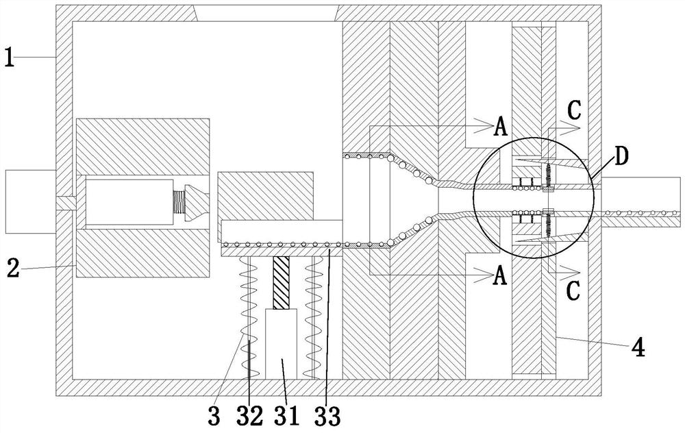 Copper bar production and manufacturing stretching equipment and copper bar production and manufacturing stretching process