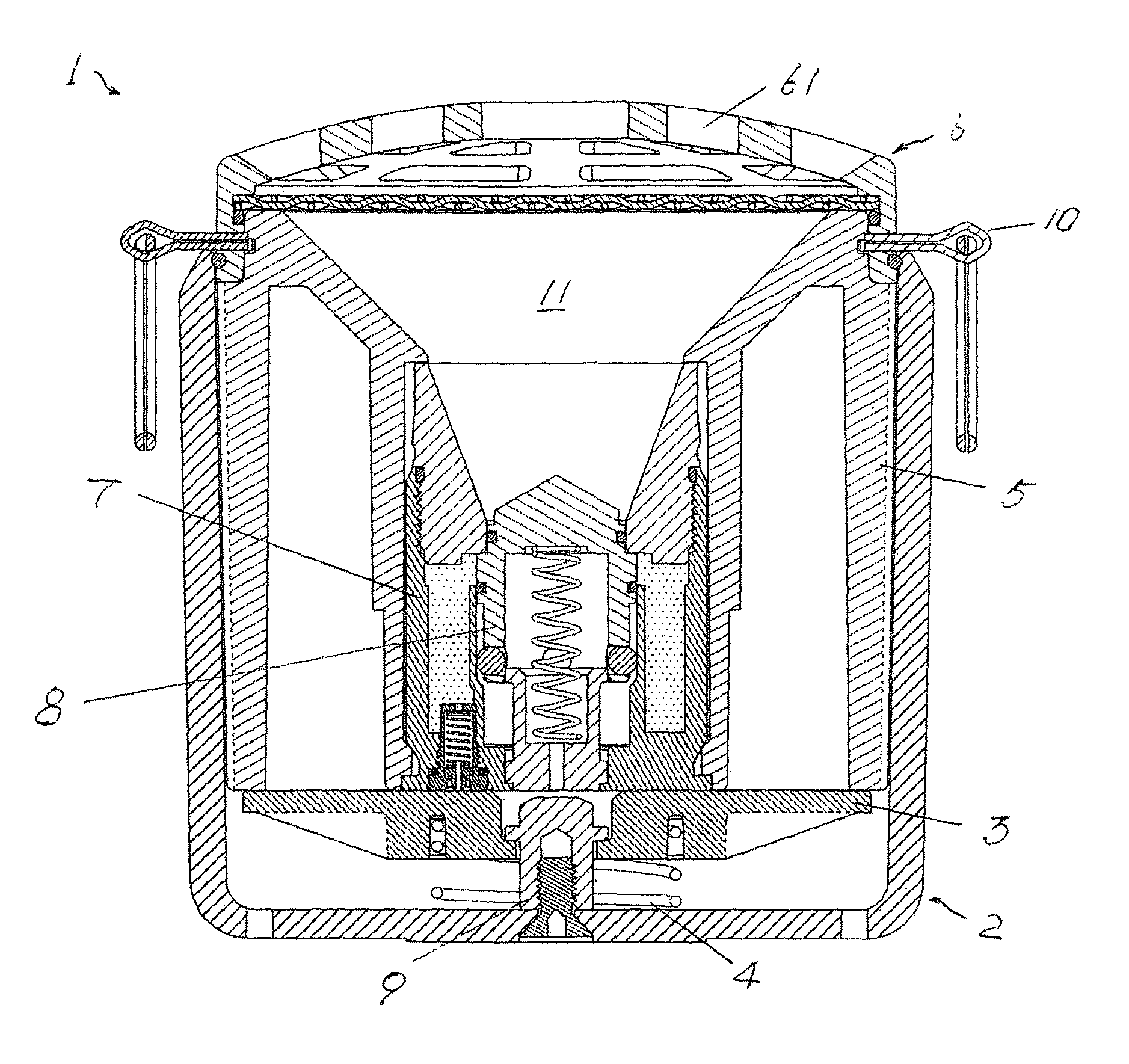 Simulated land mine