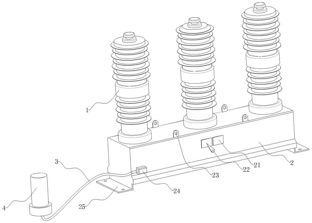 Intelligent fault isolation measurement and control device based on primary and secondary fusion