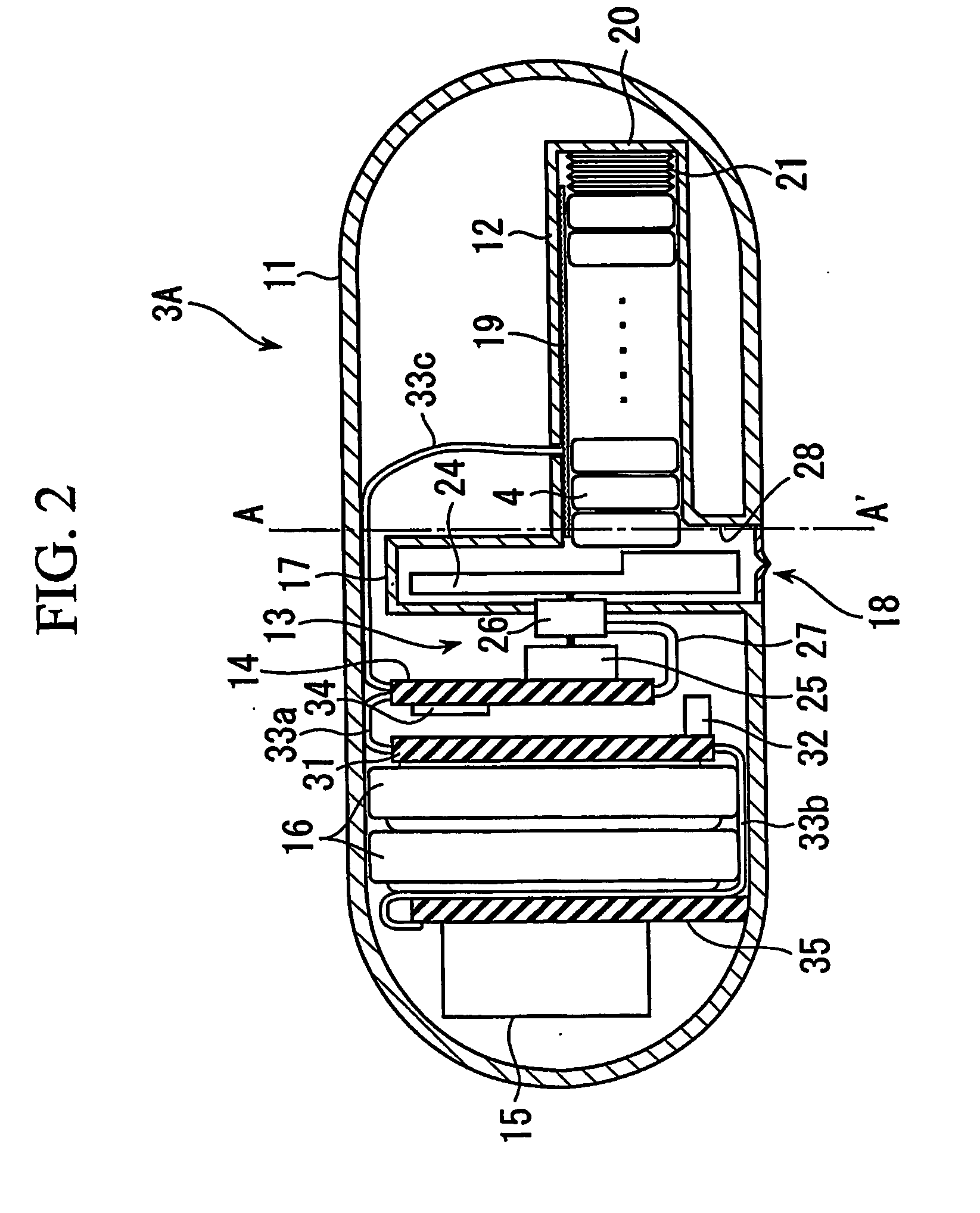 In-vivo information acquisition apparatus and in-vivo information acquisition apparatus system