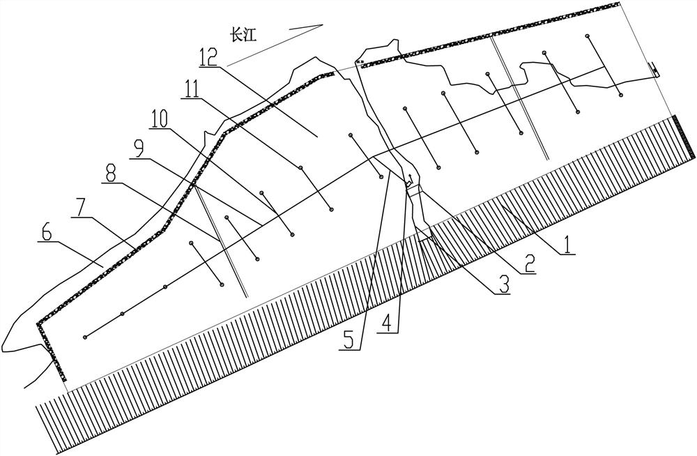 Automatic sprinkling irrigation system for vegetation in hydro-fluctuation belt and construction method