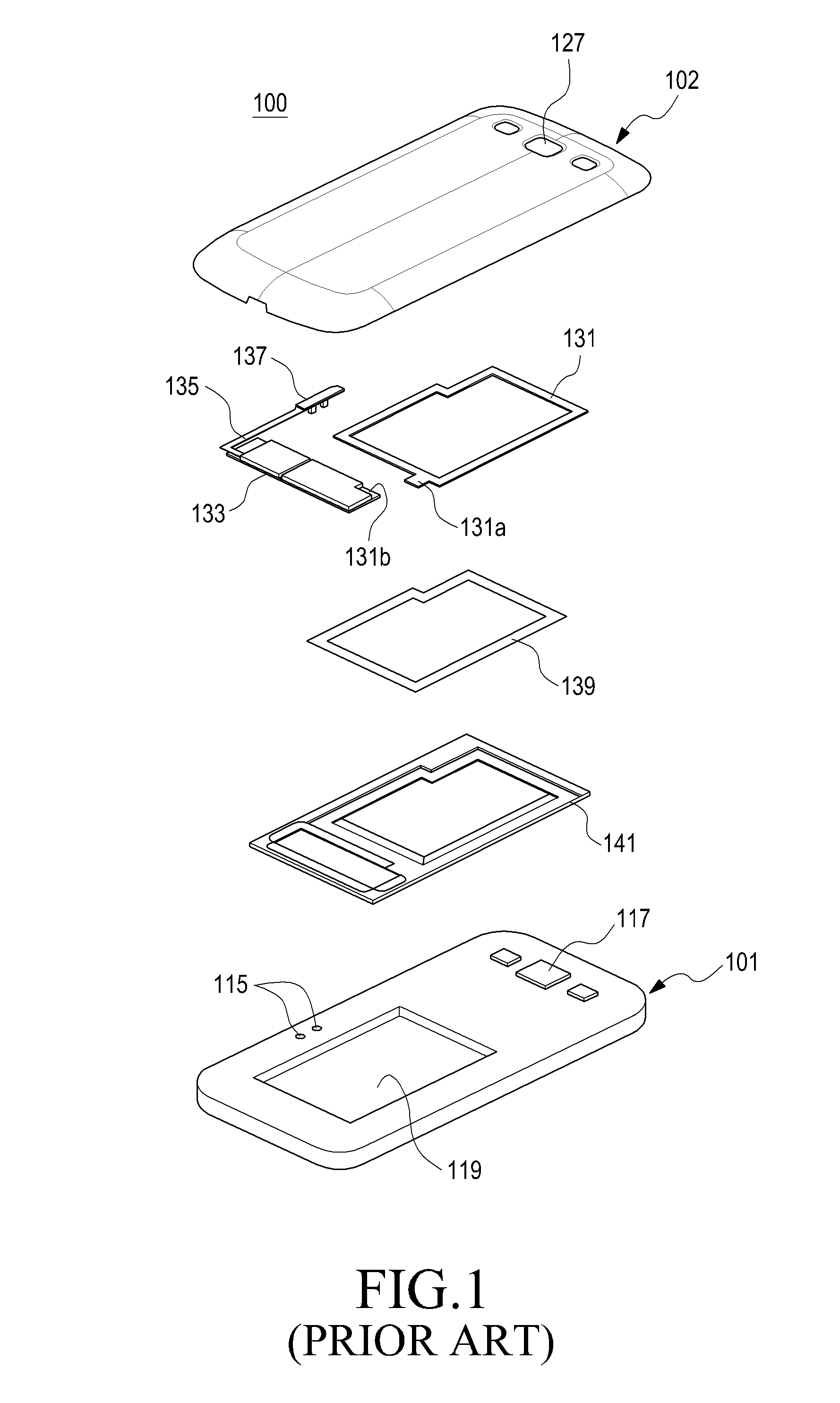 Portable terminal having a wireless charging module