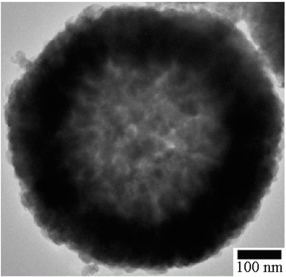 Hollow sea urchin type magneto-optic nano-composite medicine carrying system and preparing method thereof