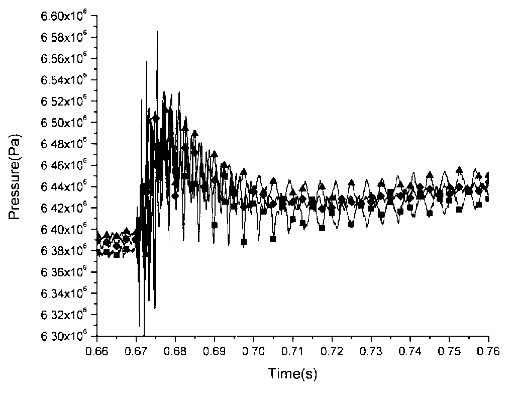 High-pressure-intensity external pulse excitation device for T-shaped burner