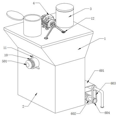 Cotton blending machine for flax spinning processing