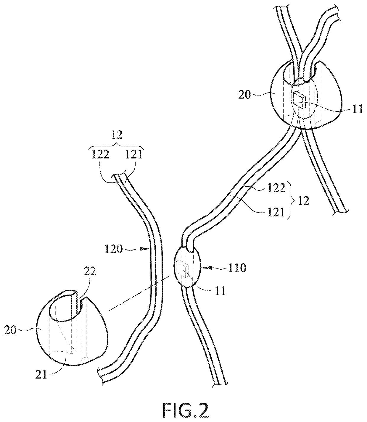 Decorative net light structure