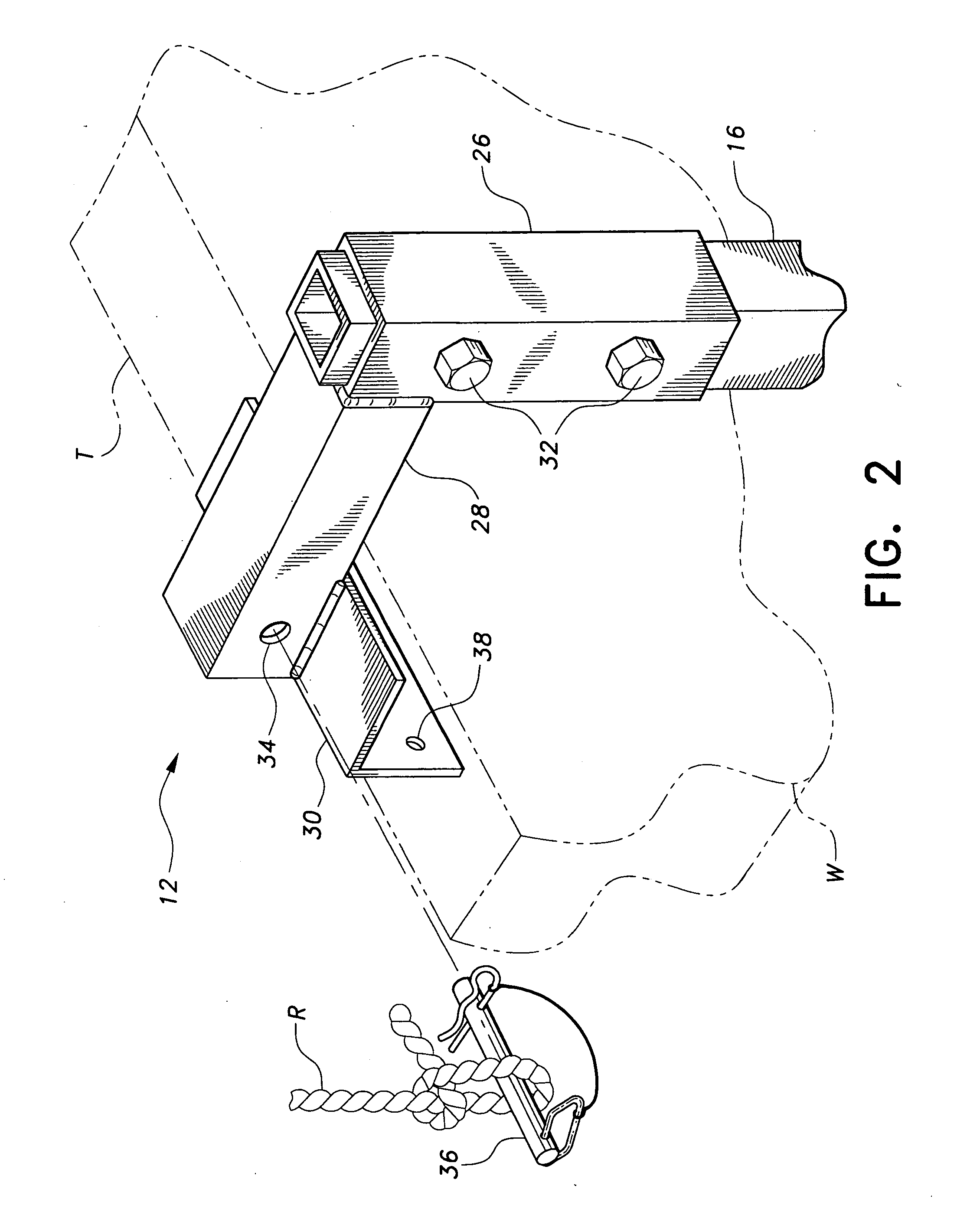 Wall hanging scaffold