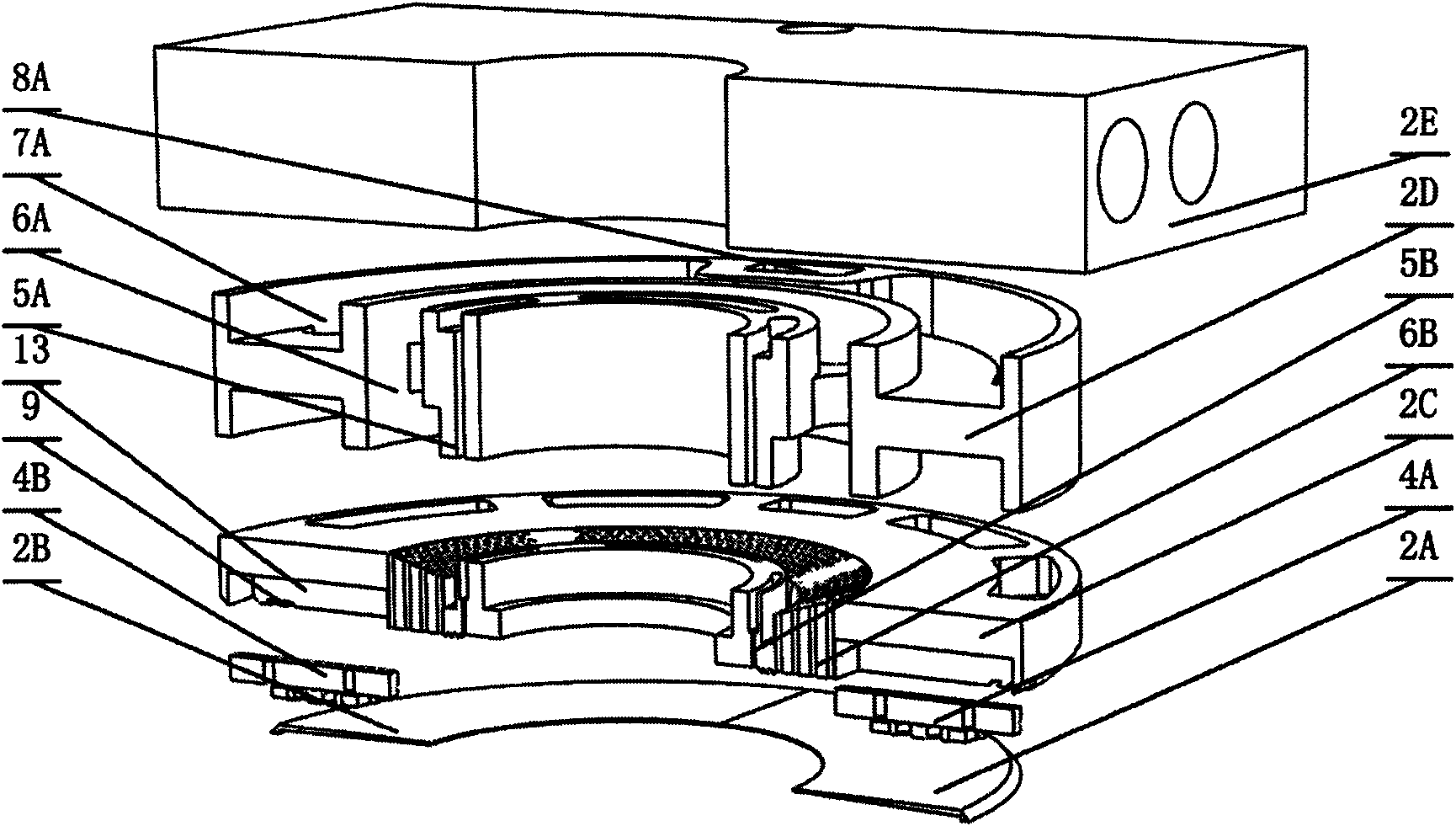 Flexible seal and self-adaption recycling device for immersed photoetching machine