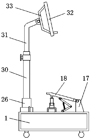 Foot-operated metronome for music teaching