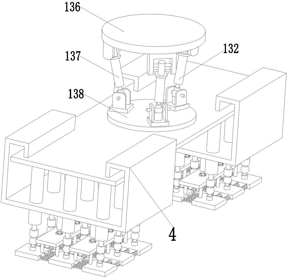 Parallel connection manipulator for concrete road water absorption equipment