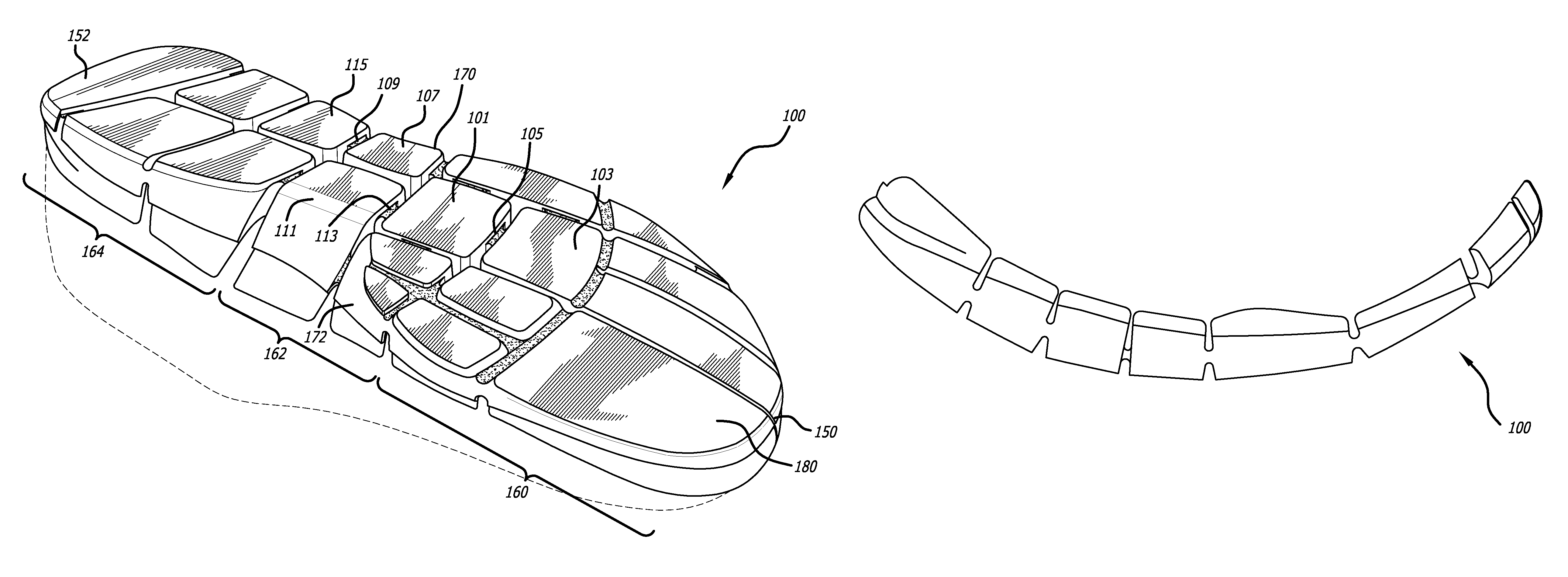 Article of footwear having articulated sole member