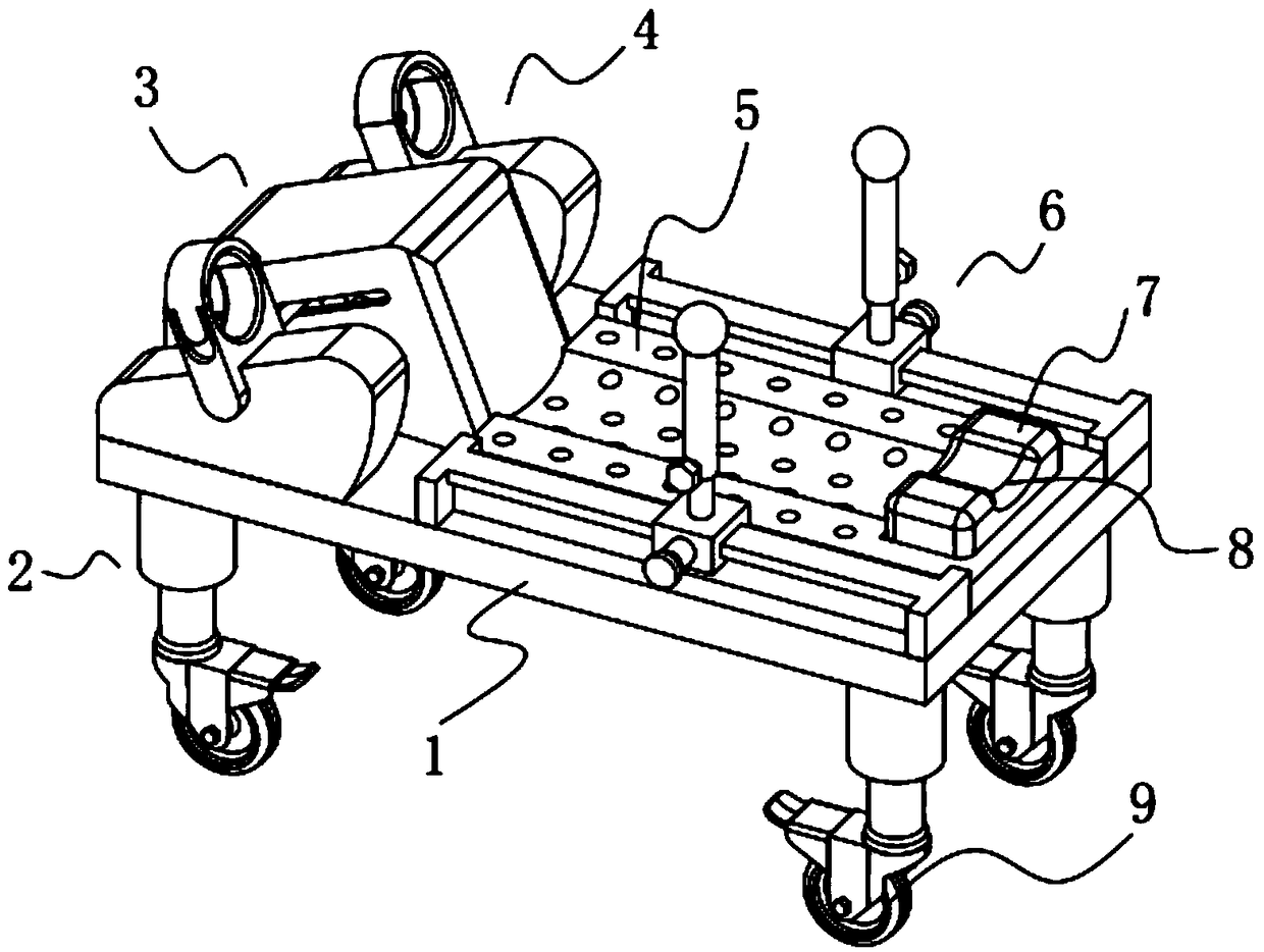 Post-operative rehabilitation exercise device for Stanford A-type aortic dissection patients