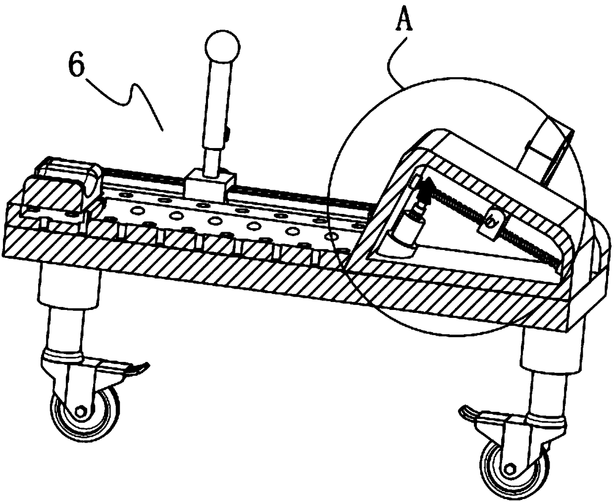 Post-operative rehabilitation exercise device for Stanford A-type aortic dissection patients