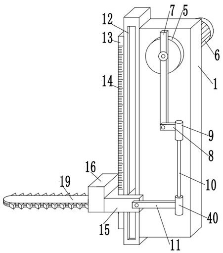 Green belt trimming equipment for landscaping