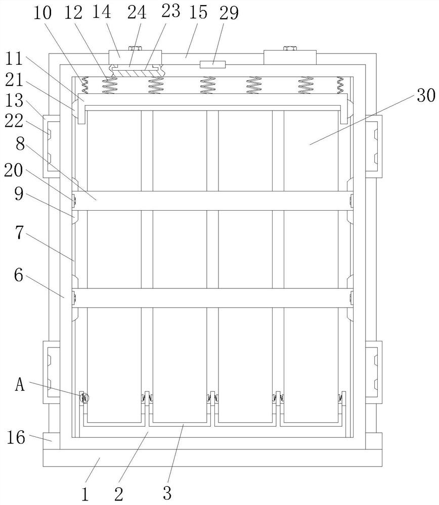 Protective shell for lithium battery cell and use method thereof