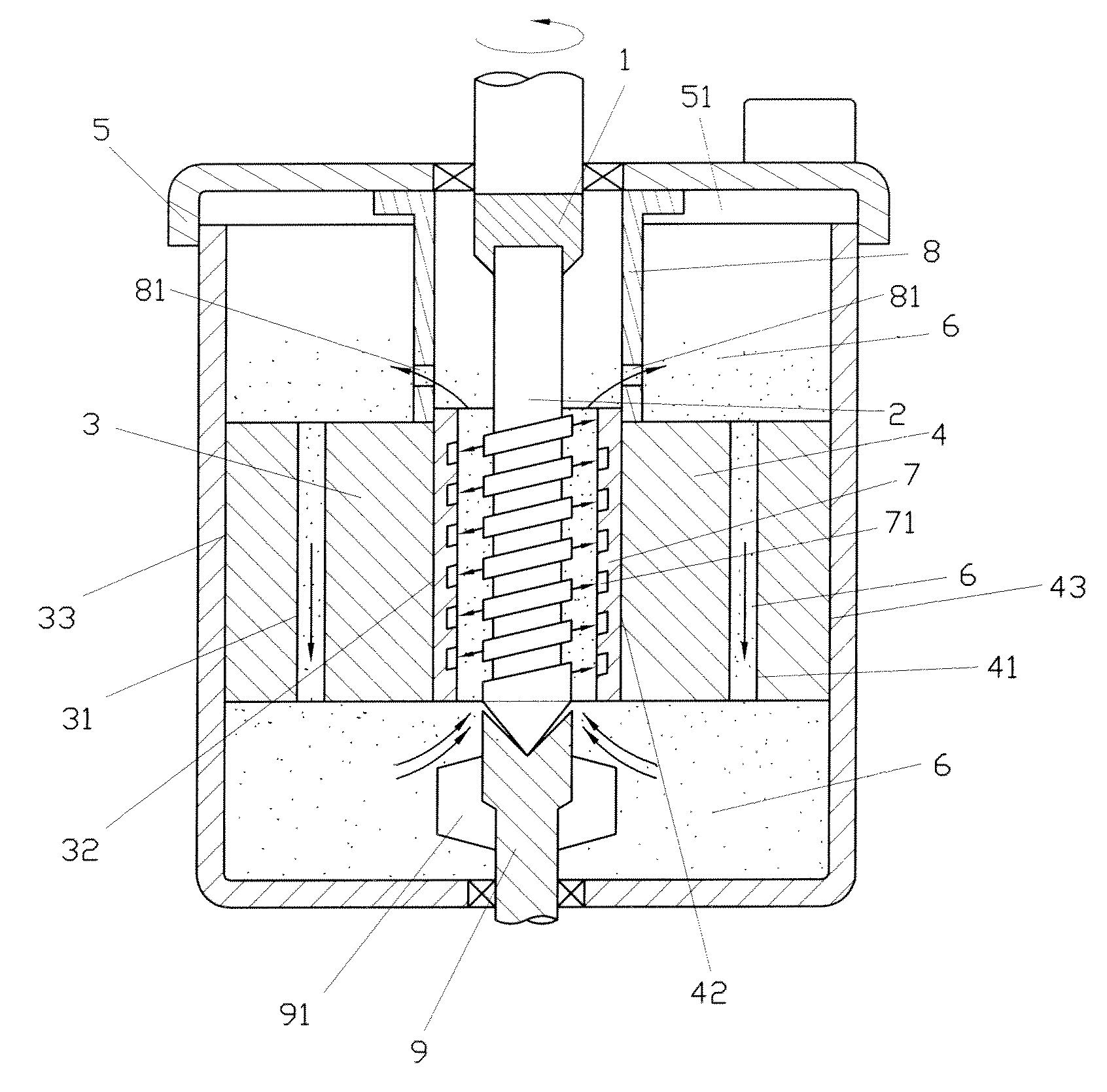 Apparatus and method for spiral polishing with electromagnetic abrasive