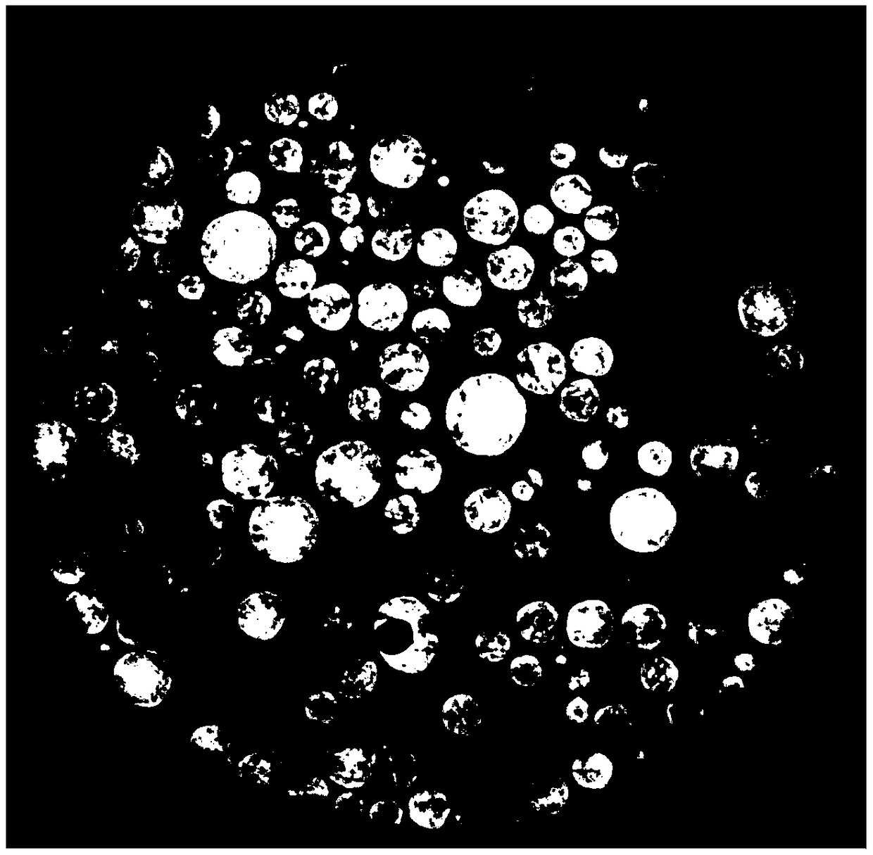 A method for preparing titanium-based spherical powder with fine particle size by gas atomization