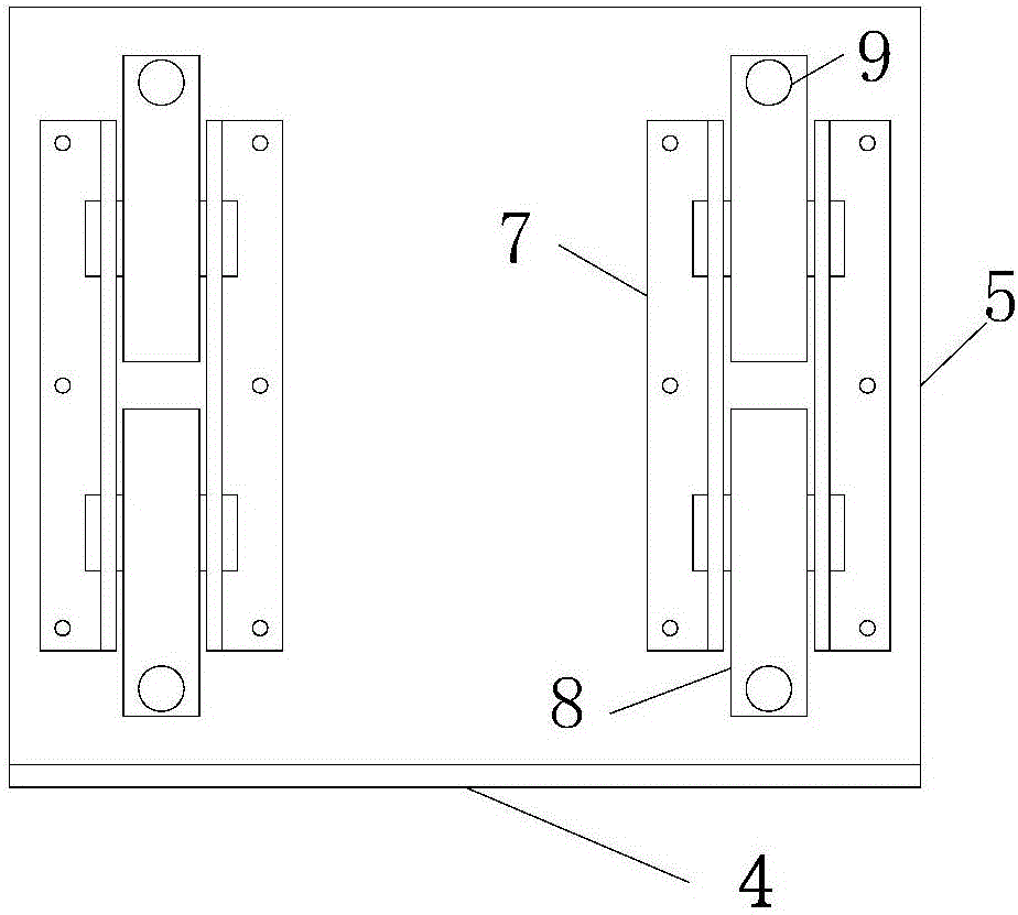 Rock soil wetting-drying cycle test device and use method thereof