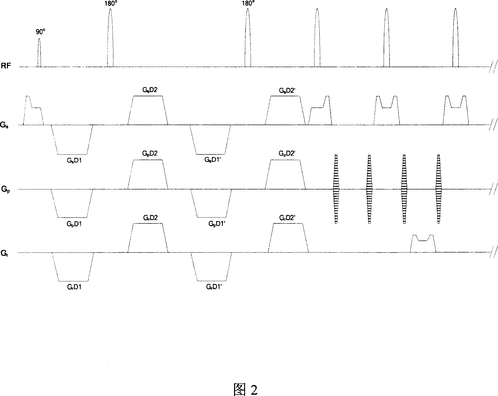 Magnetic resonance diffusion imaging method