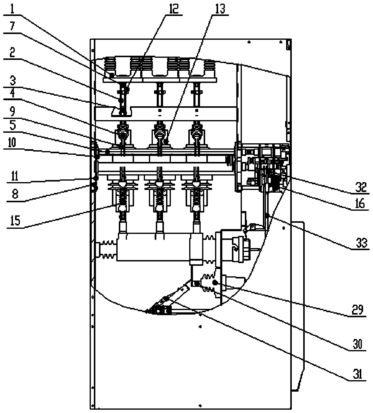 Environmentally friendly gas insulation switch cabinet