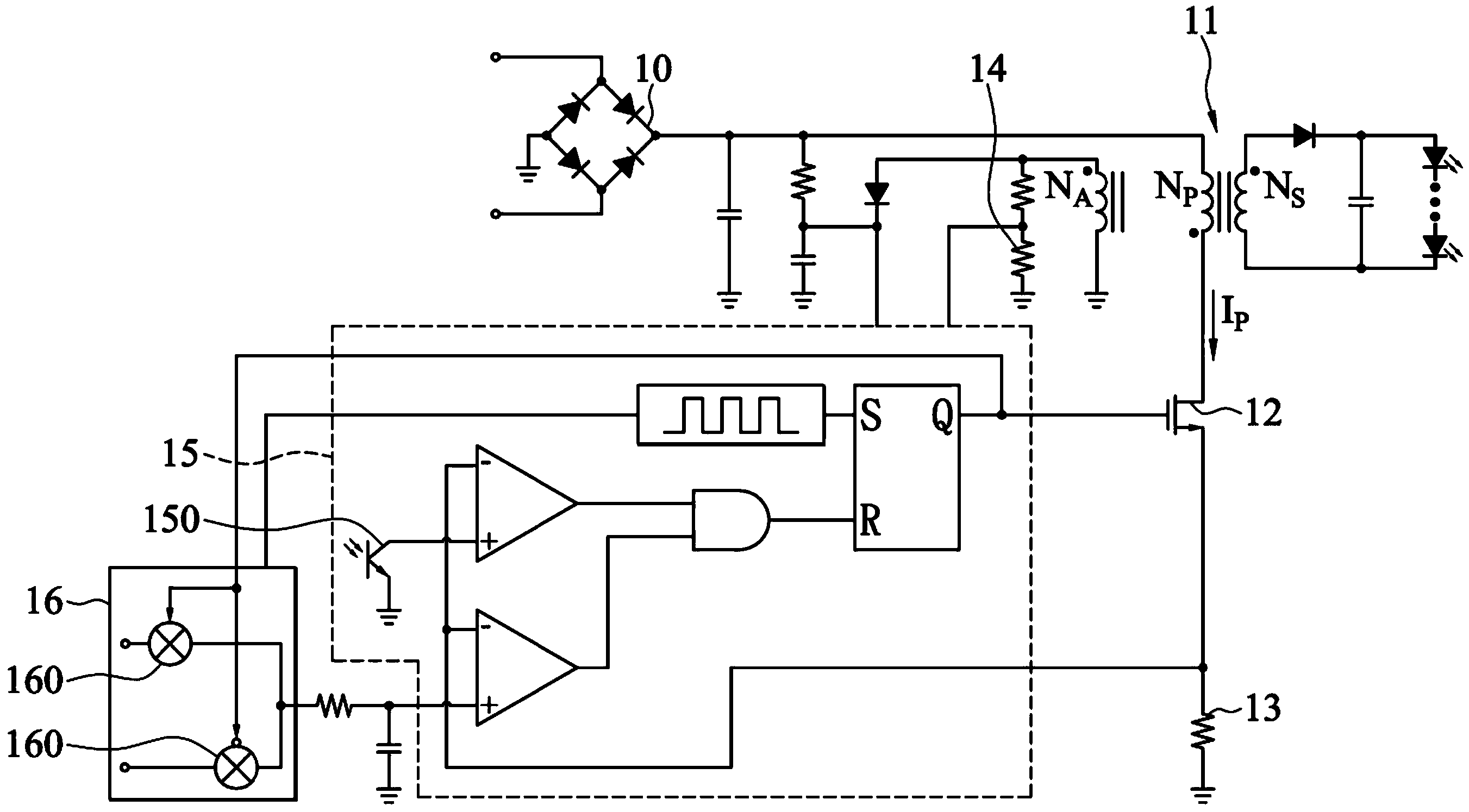 Power factor correction control circuit and power adapter