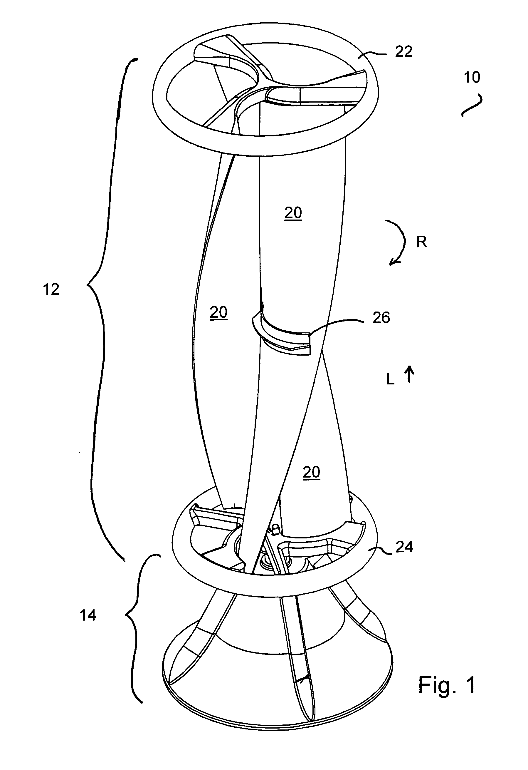 Helical wind turbine