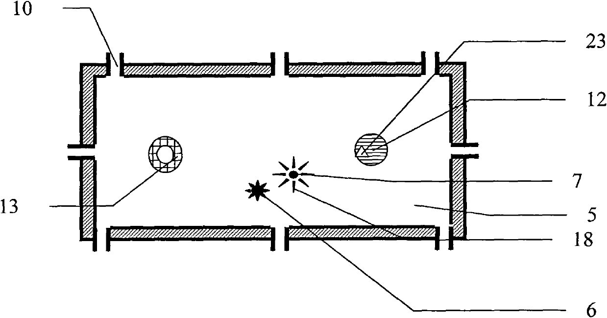 A portable gas-producing pressurization device for transfusion