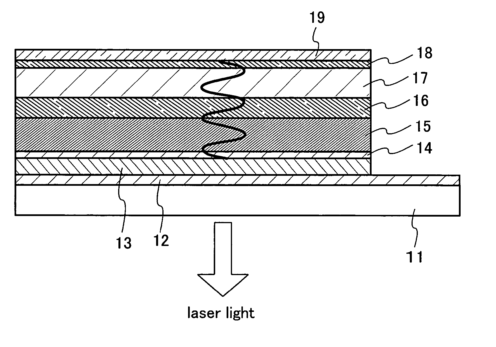 Organic laser apparatus