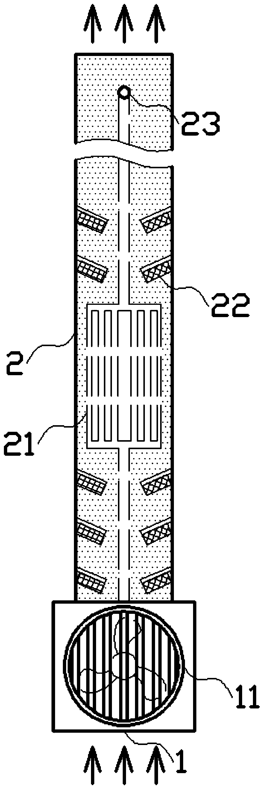 Automatic bathroom dehumidification and heat preservation device