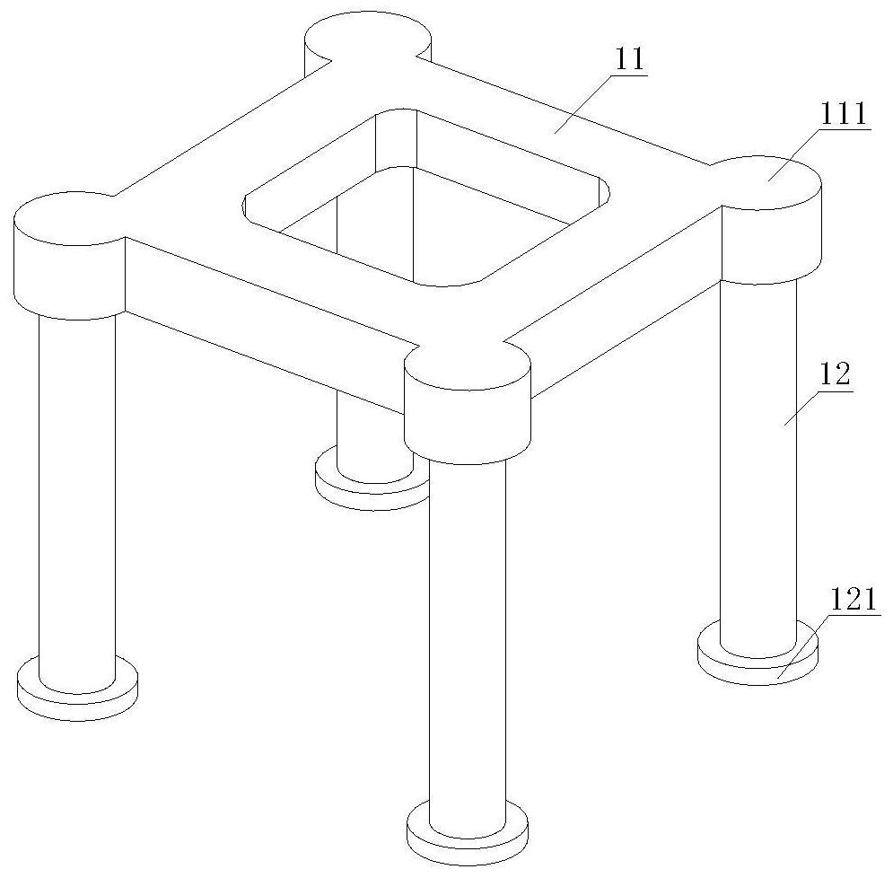 A camera suspension device for drone aerial photography