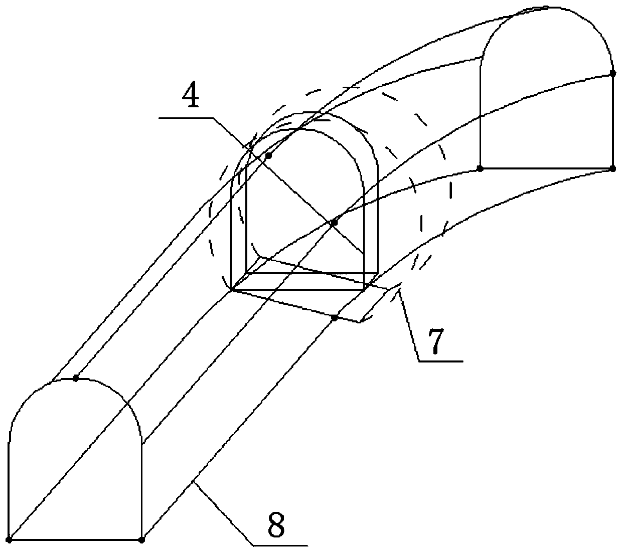 Tunneling machine positioning-tunneling method and system