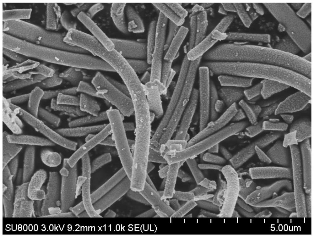 Indium oxide-polyacid composite gas sensing material and preparation method thereof