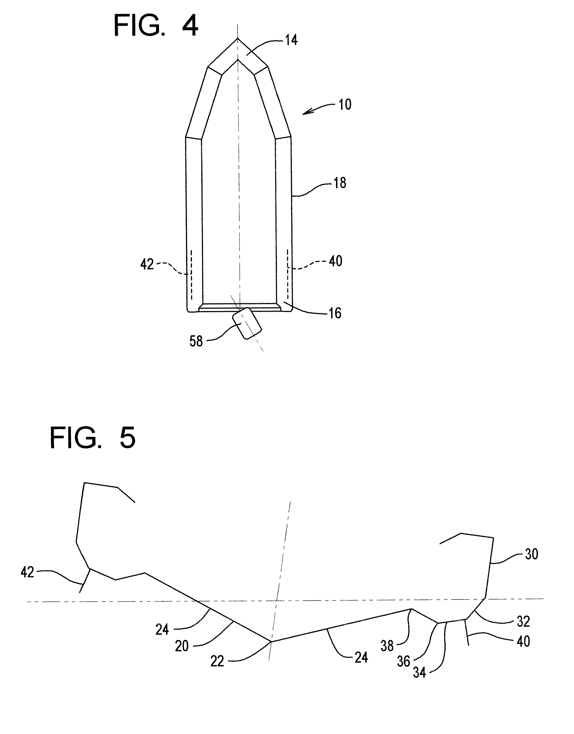 Fin stabilizer to reduce roll for boats in turns method and apparatus