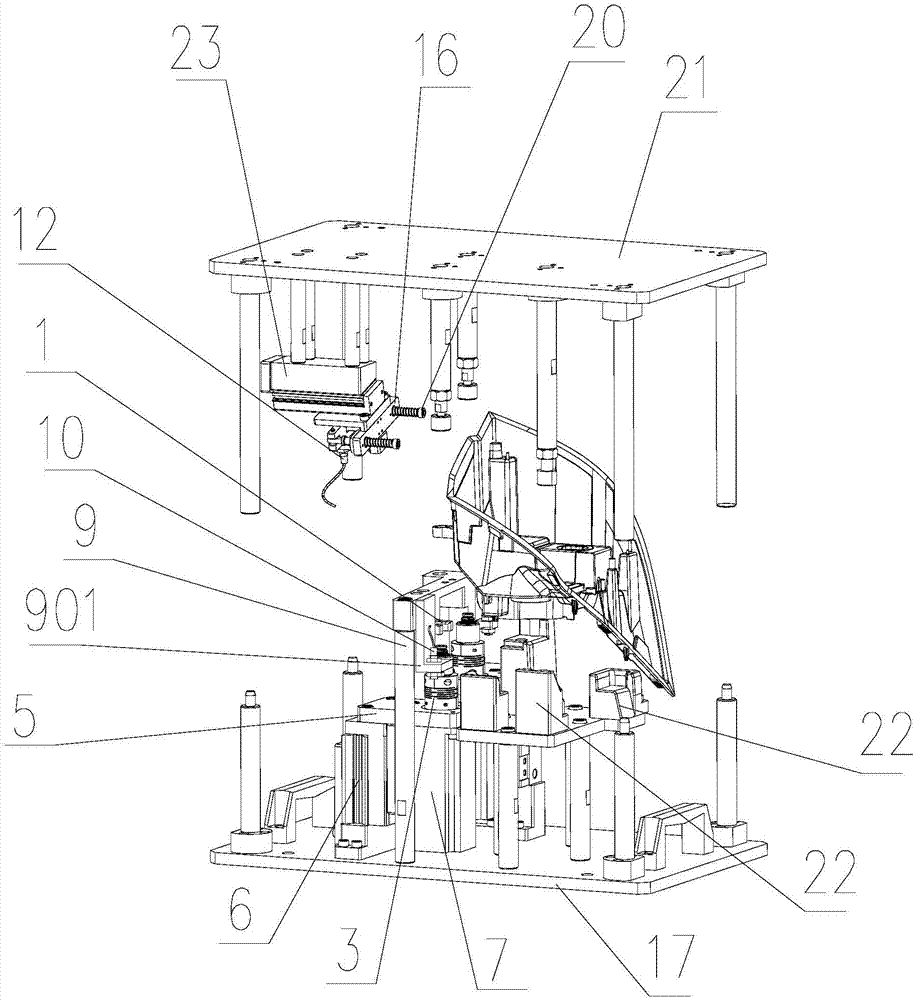 Laminating spinning connection device