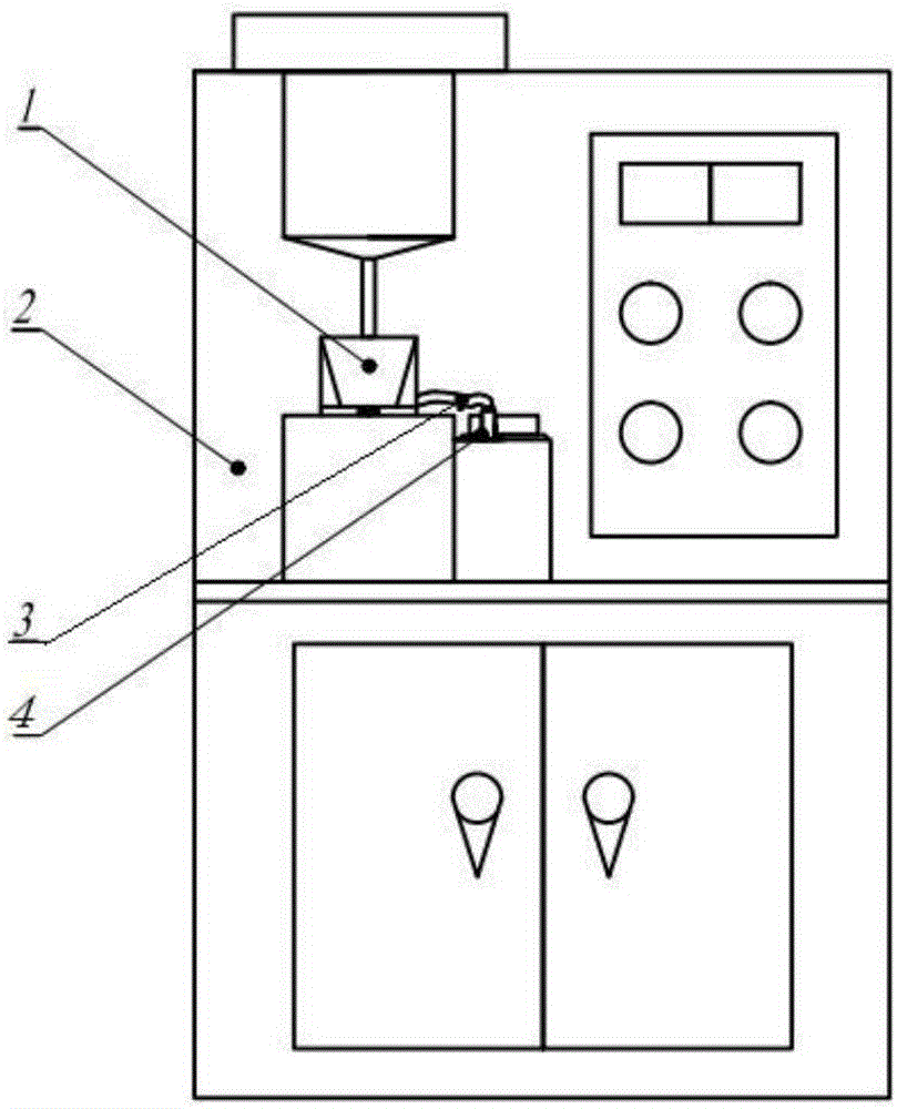 Rotating control head rubber core abrasion experiment equipment