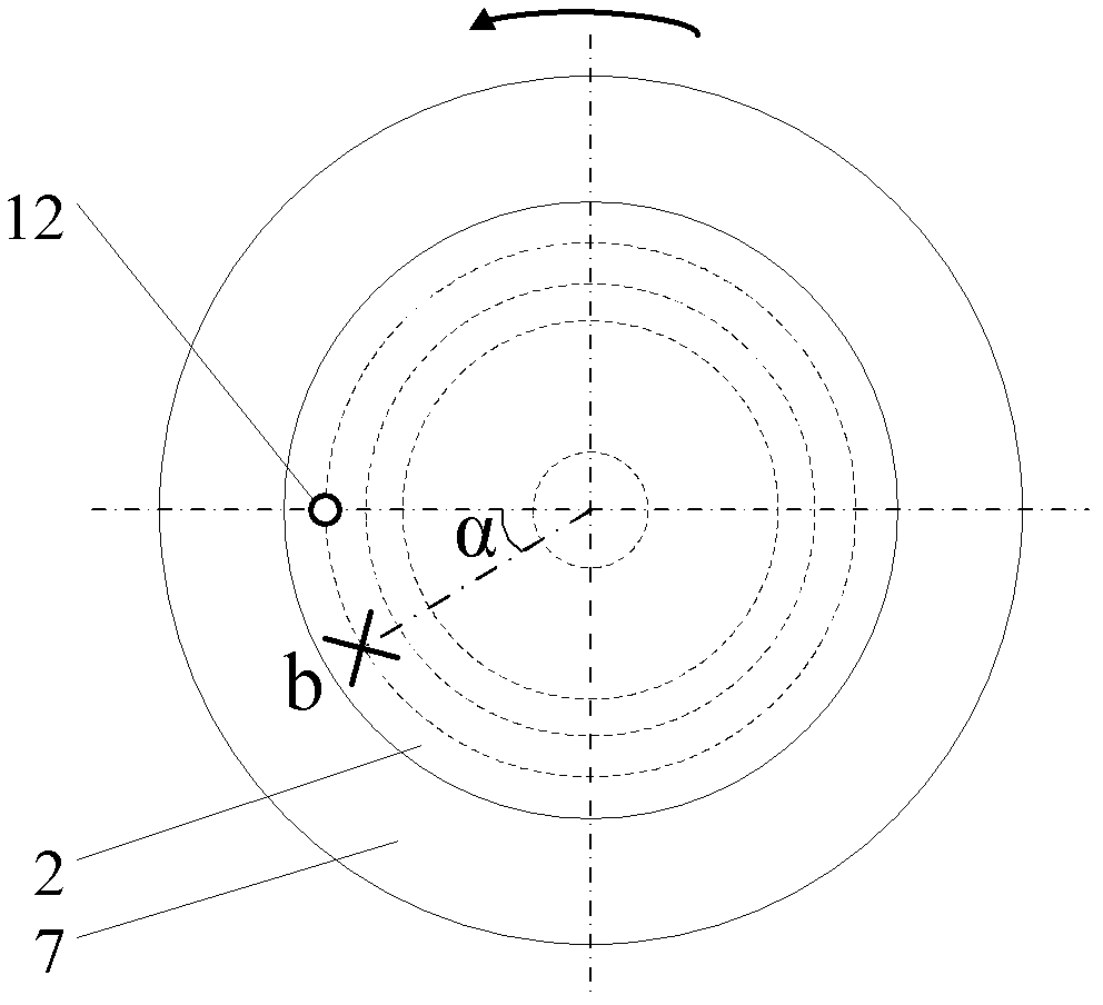 Axial circular runout and total runout single displacement error separation device and method