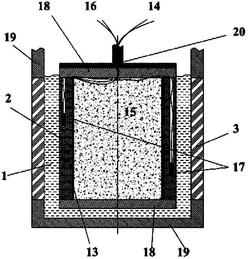 Measuring device for equivalent thermal conductivity of non-Newtonian fluid in shear flow