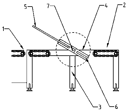 A turning machine on a brick press