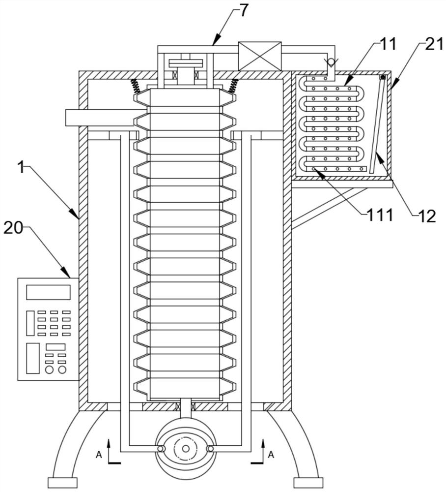 Gas-liquid separator for oil field