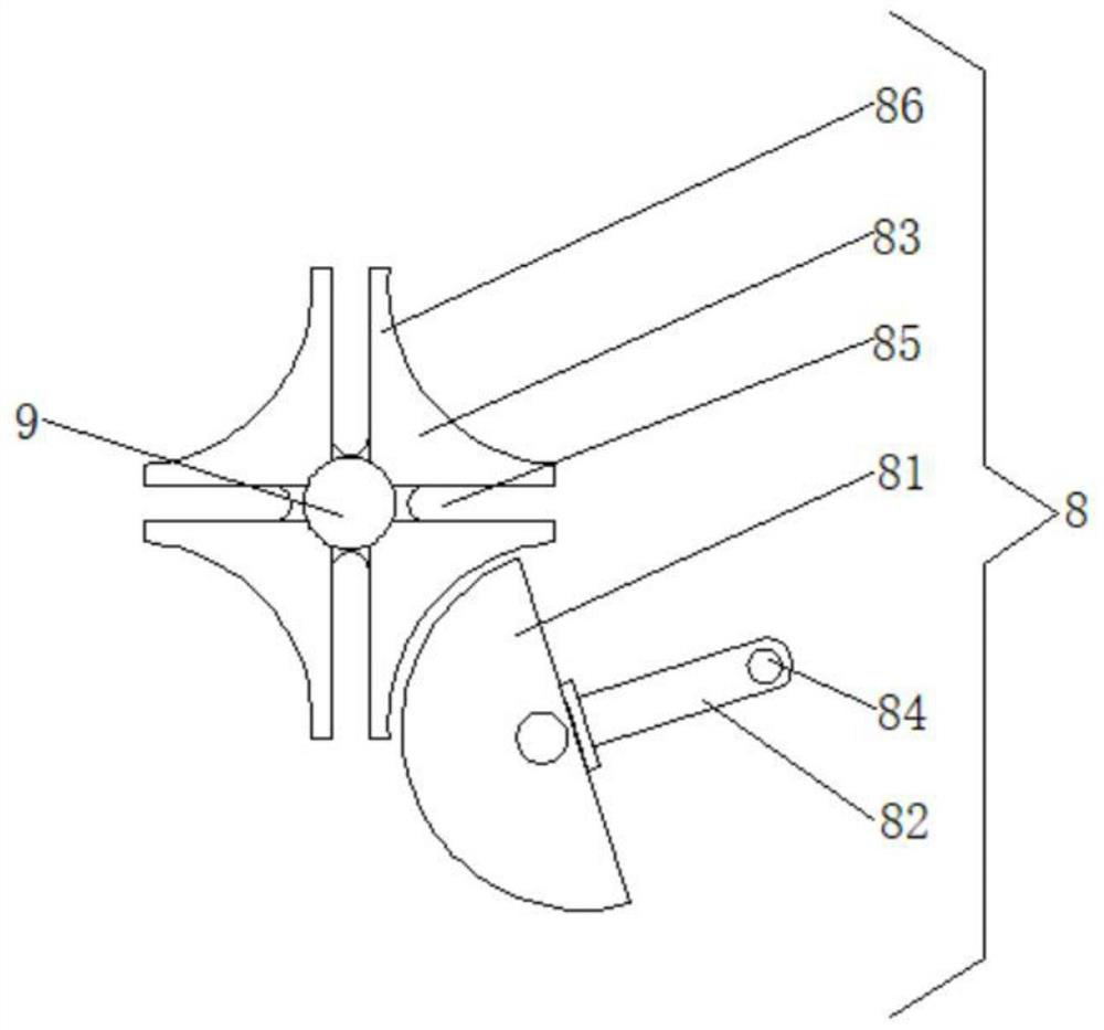 A multi-stage crushing device for coal