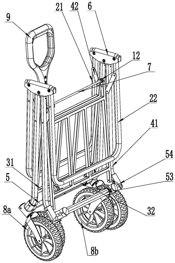 Folding bicycle and folding method thereof