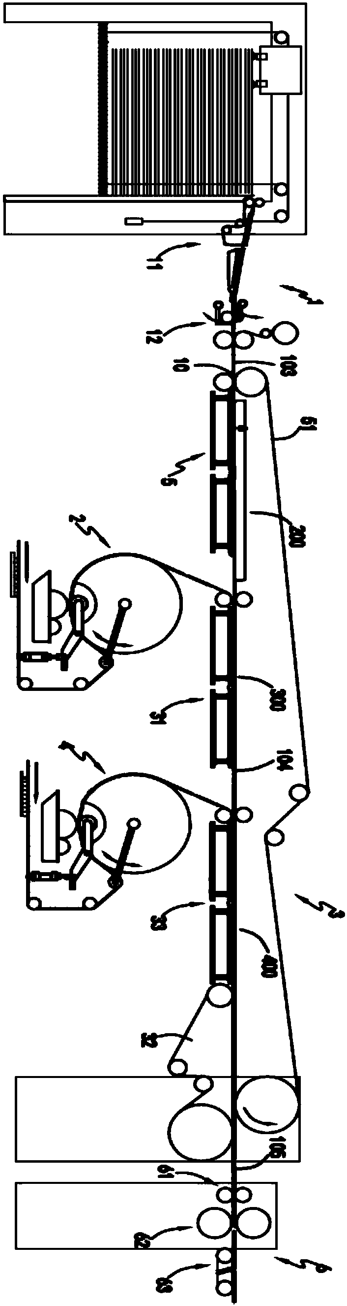 Single-sheet surface paper preheating mechanism, corrugated paper board production lines and process and control method