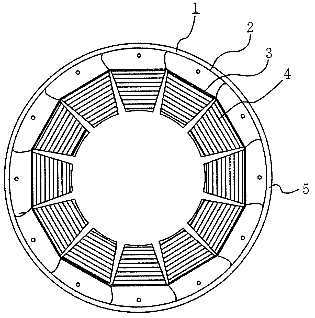 Rotating electric machine manufacturing method and rotating electric machine