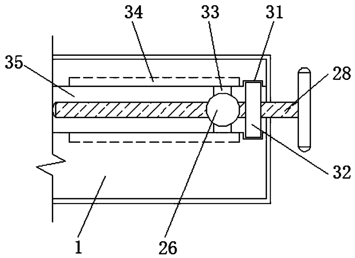 Hardware part machining polishing device facilitating chip removal of metal surfaces