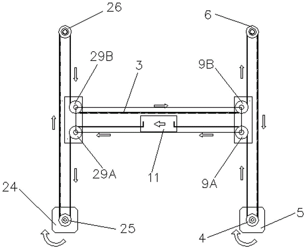 3D printer, special horizontal movement mechanism and horizontal movement method of 3D printer