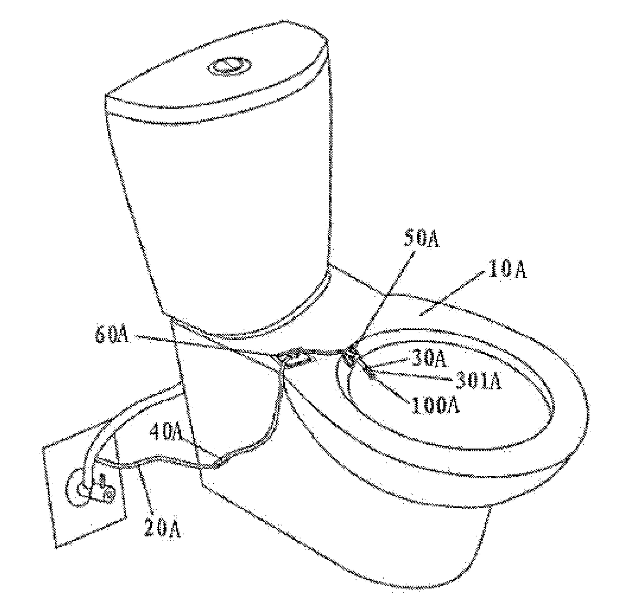 Body cleaner for closestool