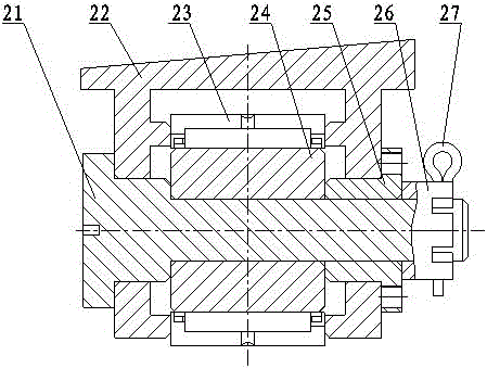 A Realization Mechanism of Long Radius Virtual Axis Angular Motion