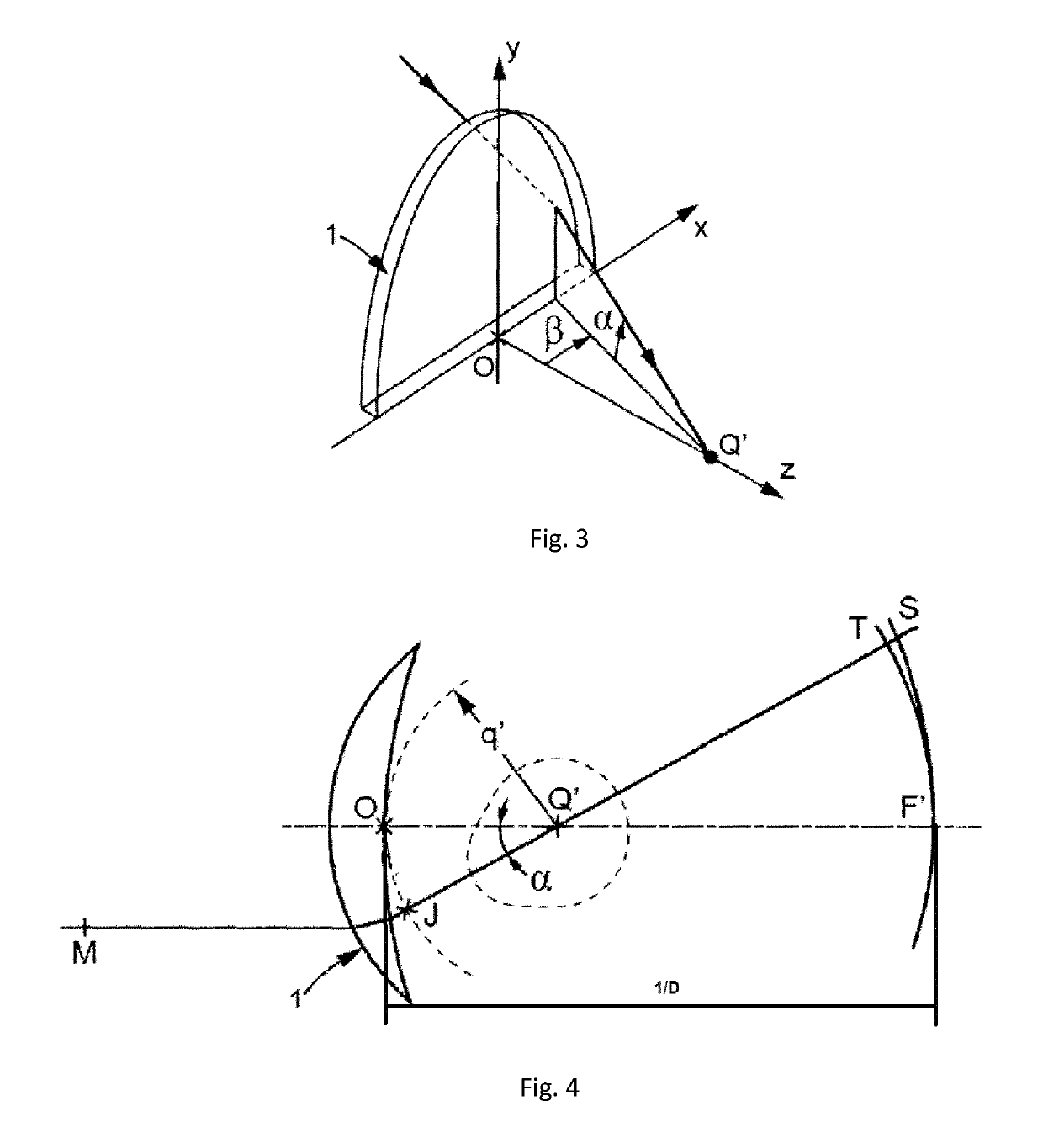 Method for determining an optical function of an ophthalmic lens adapted to a wearer