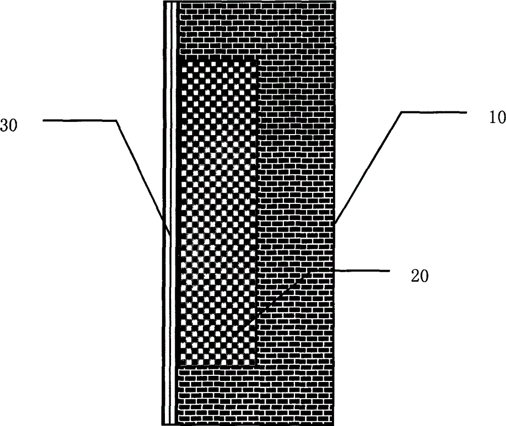 Heating wall body and manufacturing method thereof