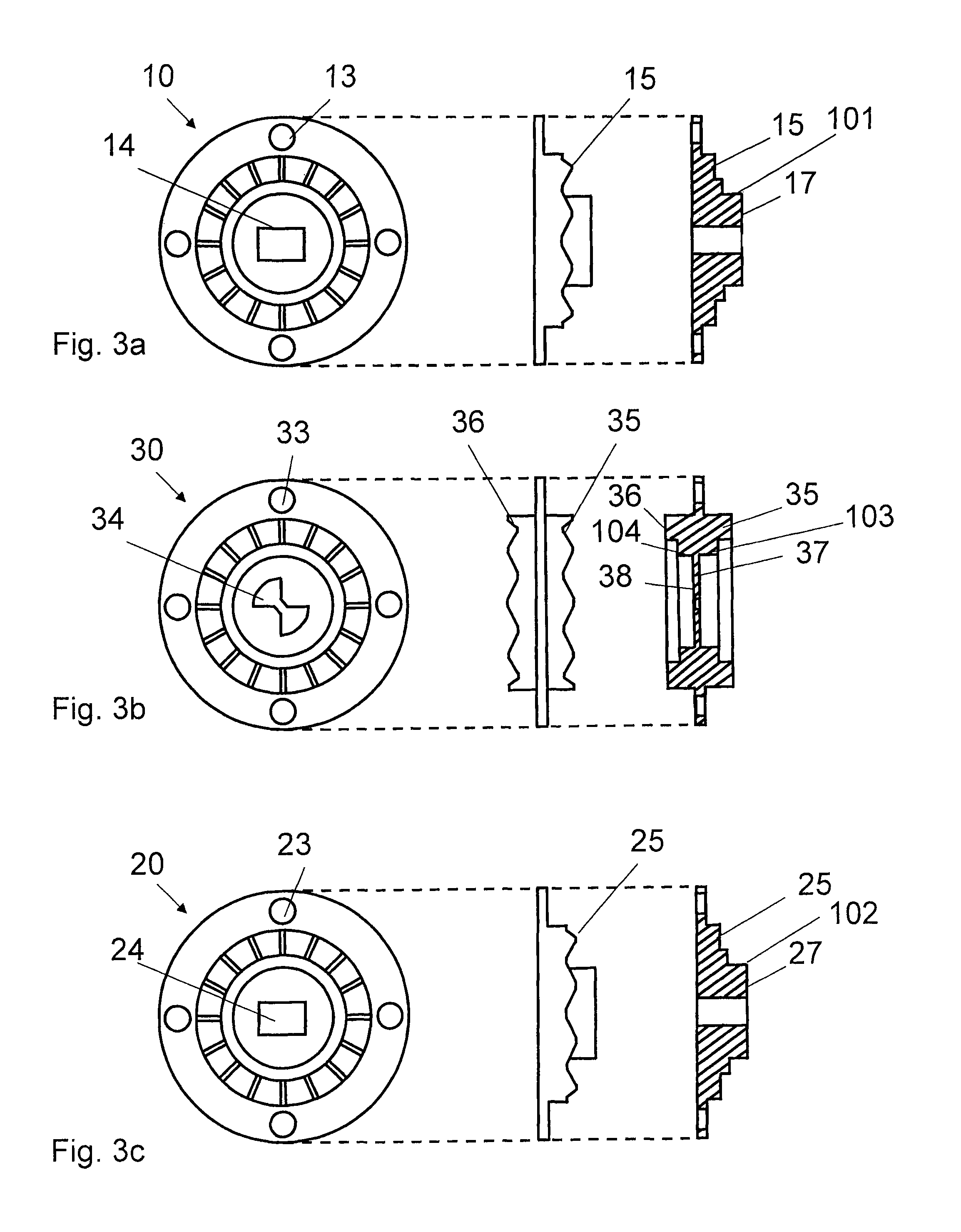 Rotary joint for switchably rotating between a jointed and non-jointed state to provide for polarization rotation